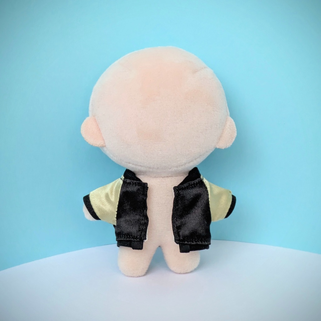 10cmぬい用 虎の手刺繍ワッペン付きスカジャン