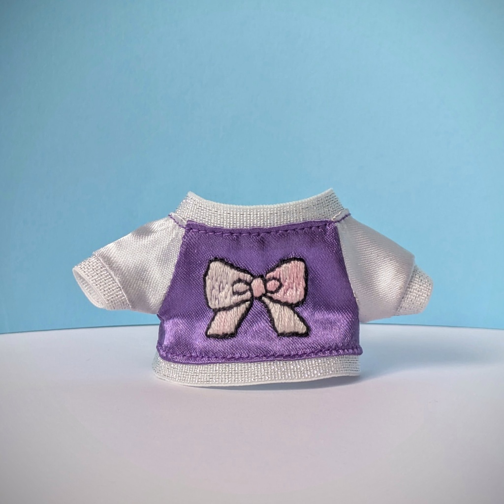 10cmぬい用 リボン刺繍入りスカジャン