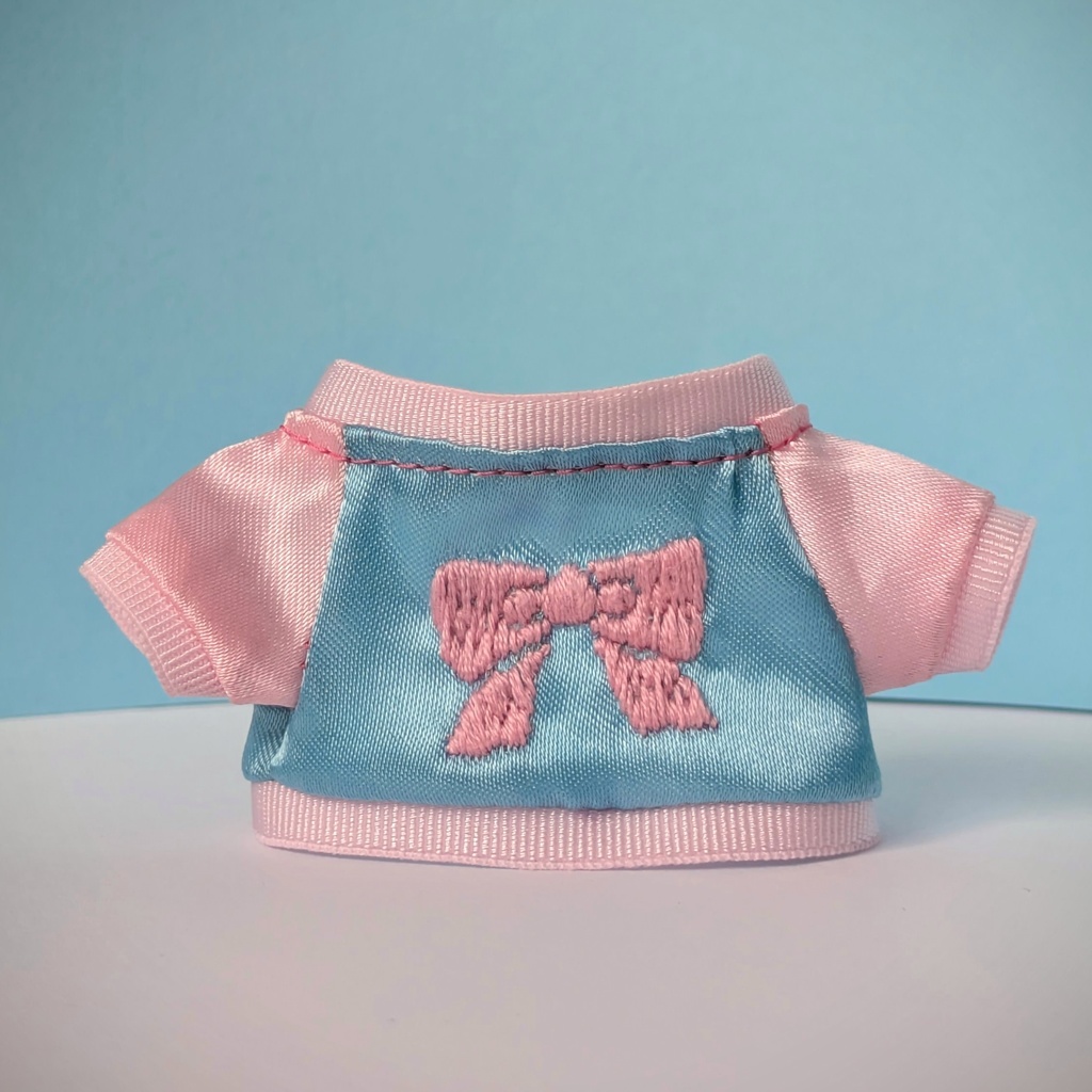10cmぬい用 リボン刺繍入りスカジャン