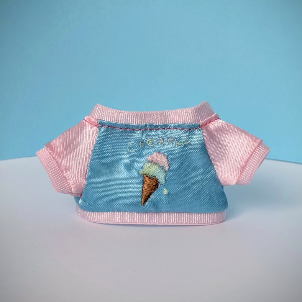10cmぬい用 アイスクリームの刺繍入りスカジャン - ✮彡 - BOOTH