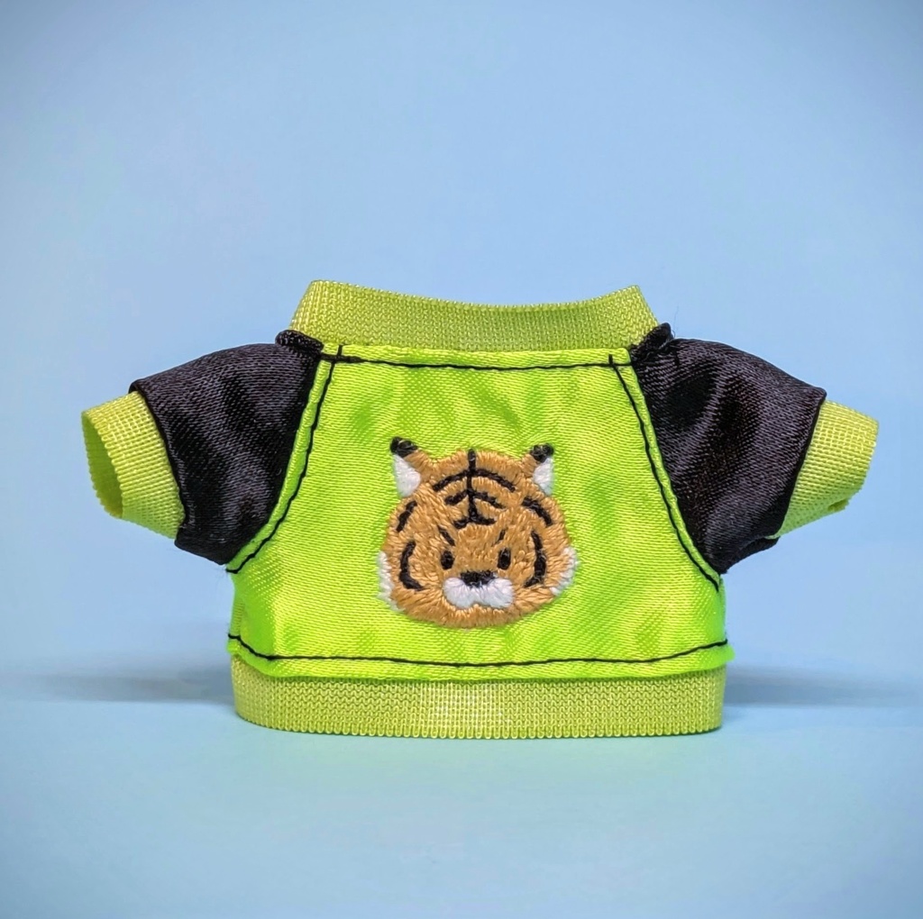 10cmぬい用 虎刺繍入りスカジャン