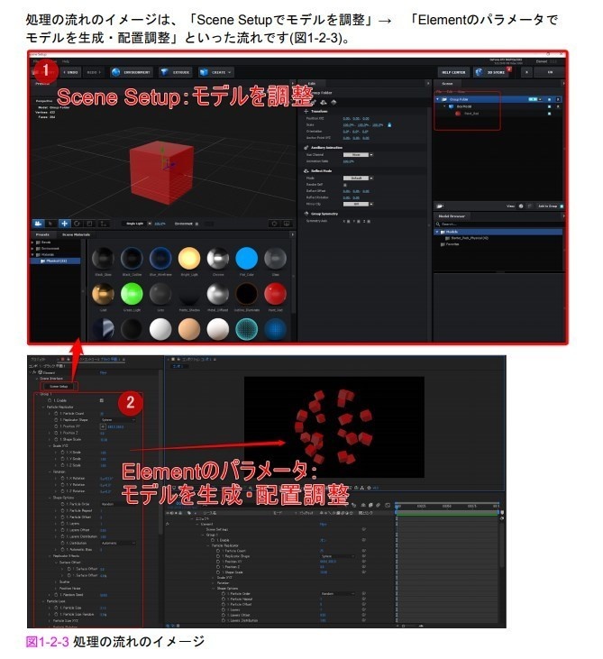 After Effects Element 3D 超入門 簡単レシピ集