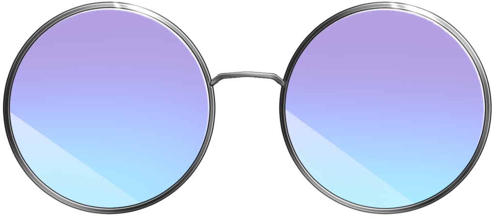 【無料版】サングラス素材 2色セット（PNG／透過済み）