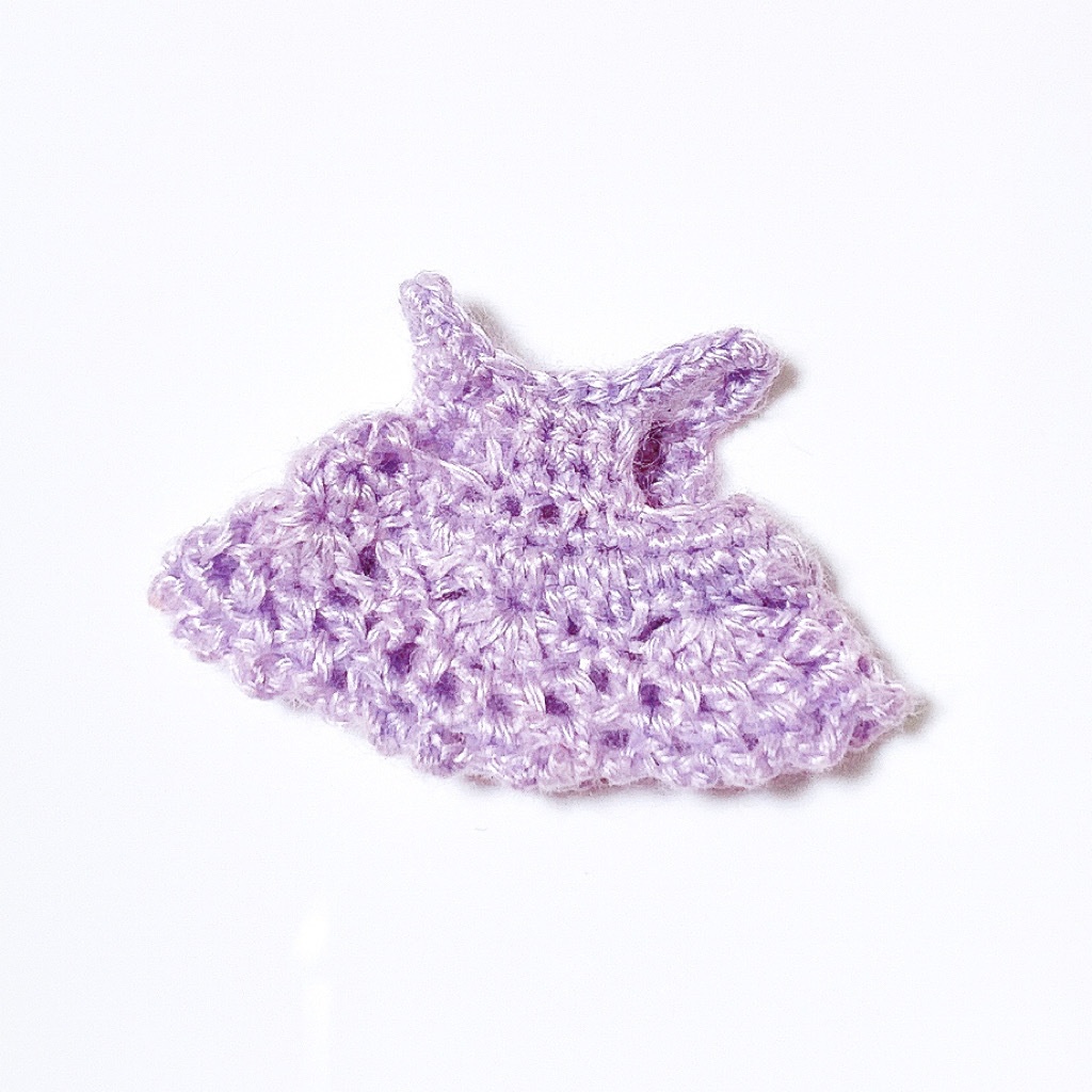 裾レースのワンピースドレス 小さい赤ちゃんサイズ