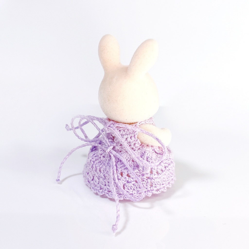 裾レースのワンピースドレス 赤ちゃんサイズ