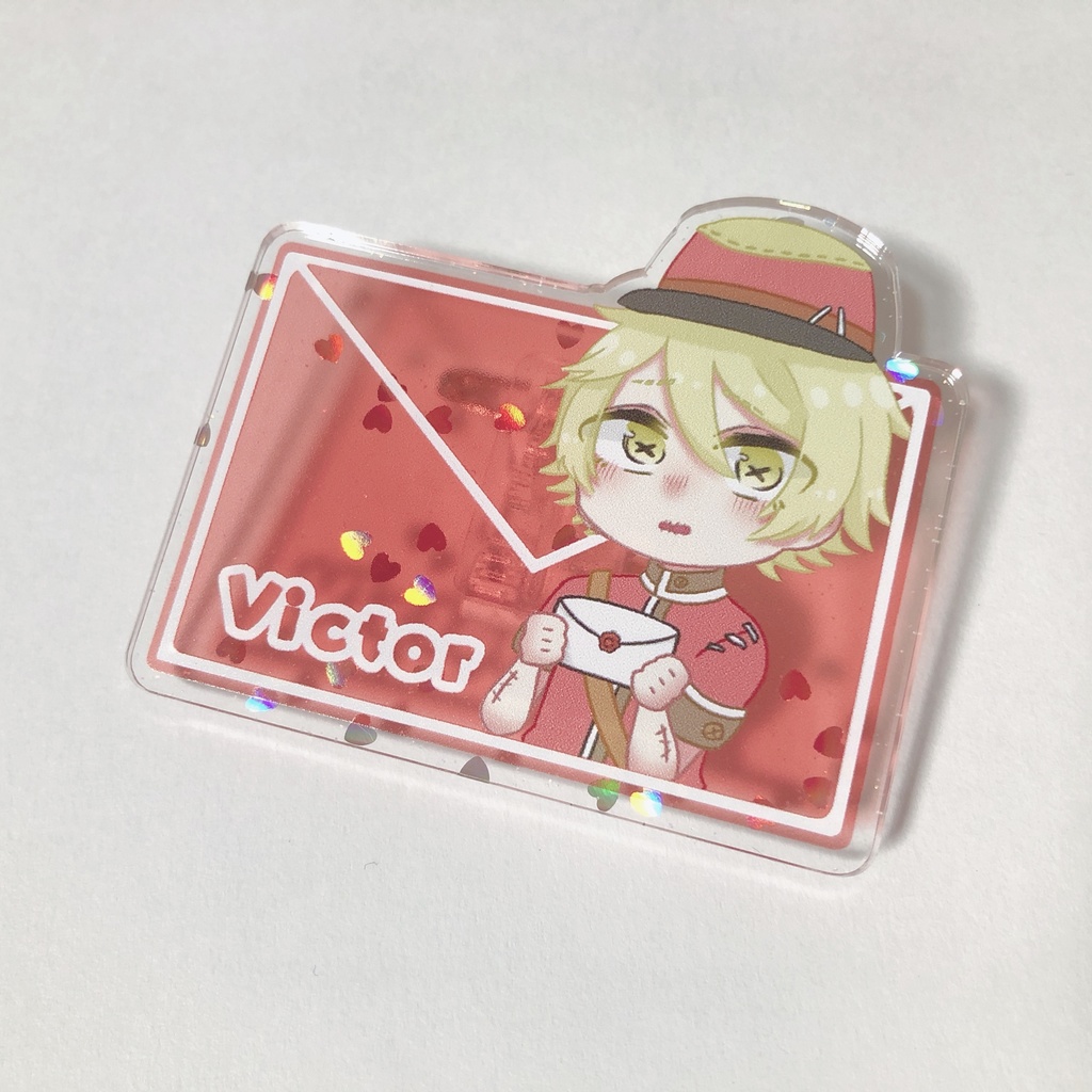 ポストマンアクリルバッジ ゆまんぼう Booth