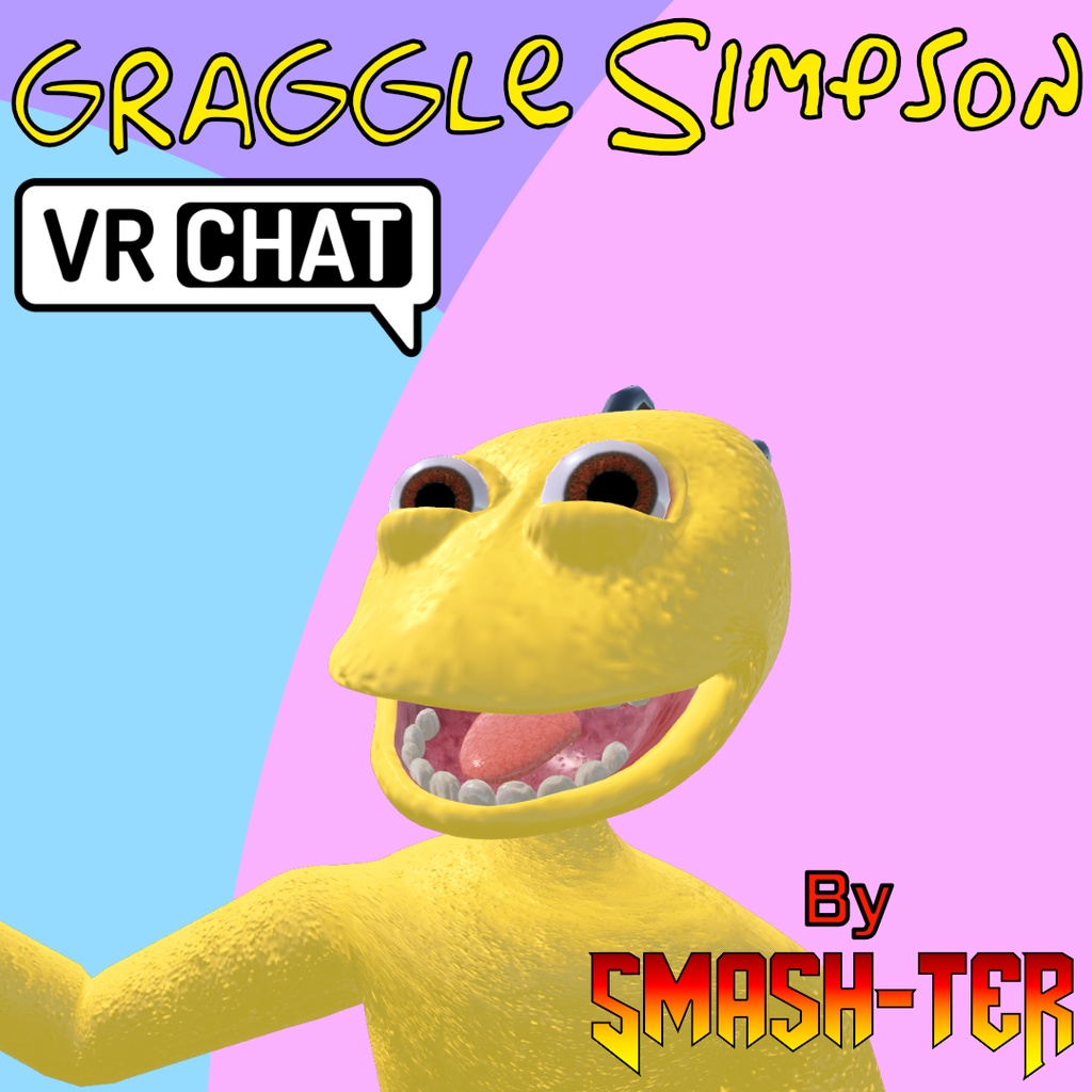 [VRChat Ready] Graggle Simpson by Smash-ter (PC + Quest)