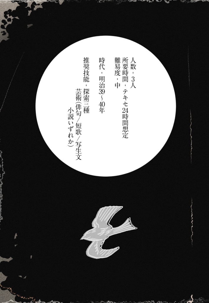 【CoCシナリオ】何と啼くのかホトトギス