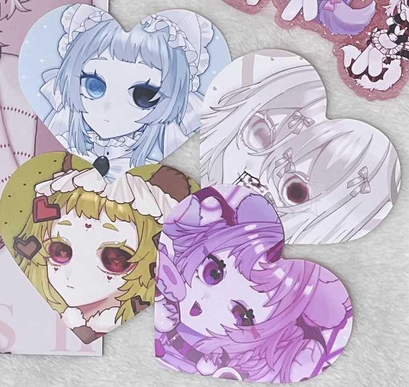 ハート型シール