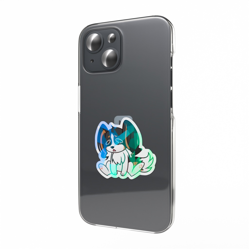 ホログラムスマホステッカー 【トライ】