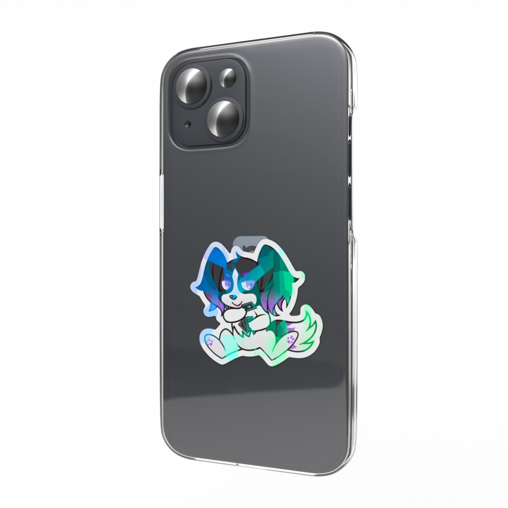 ホログラムスマホステッカー 【サファイア】