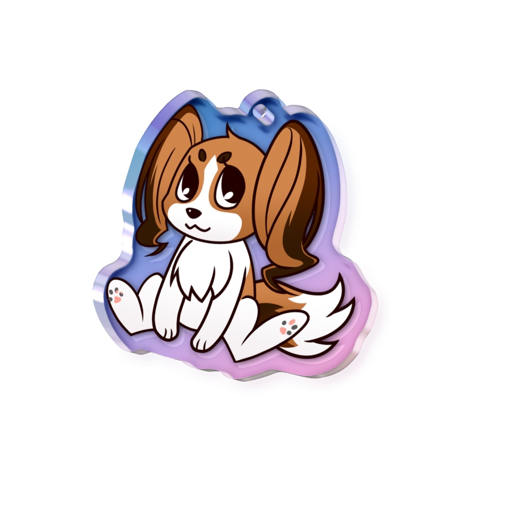 オーロラアクリルキーホルダー 【そら】