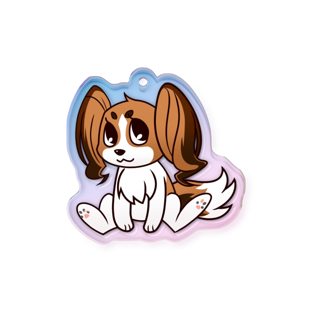 オーロラアクリルキーホルダー 【そら】