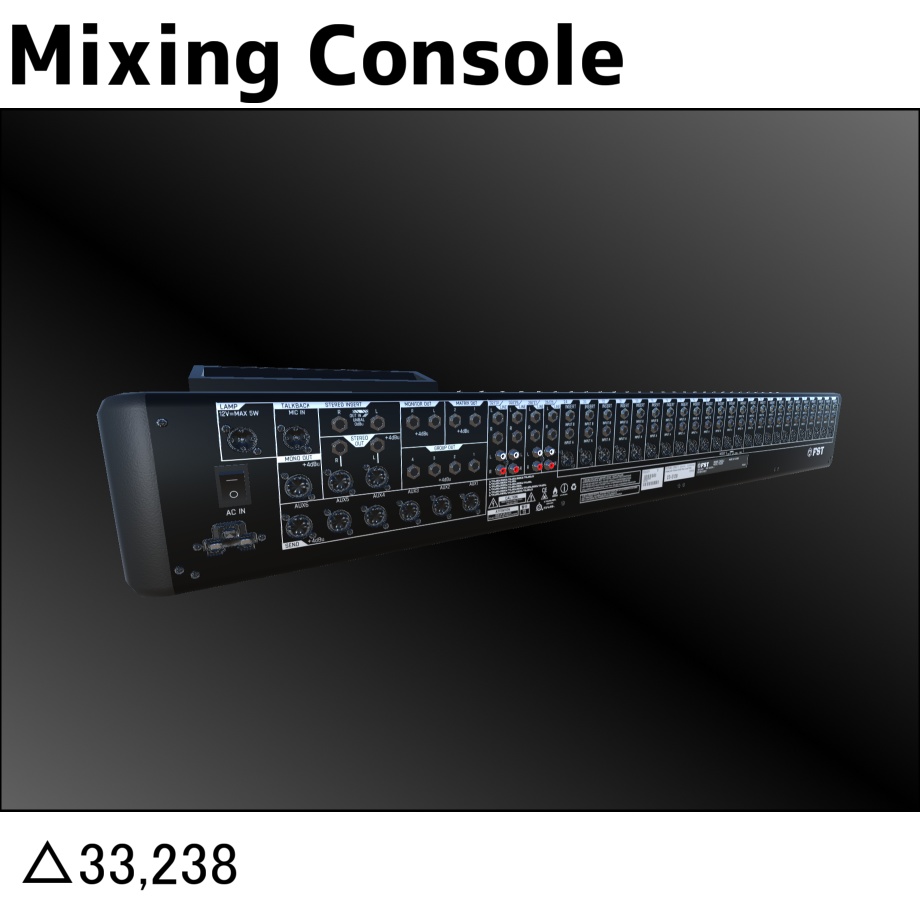 ミキシングコンソール【Mixing Console】