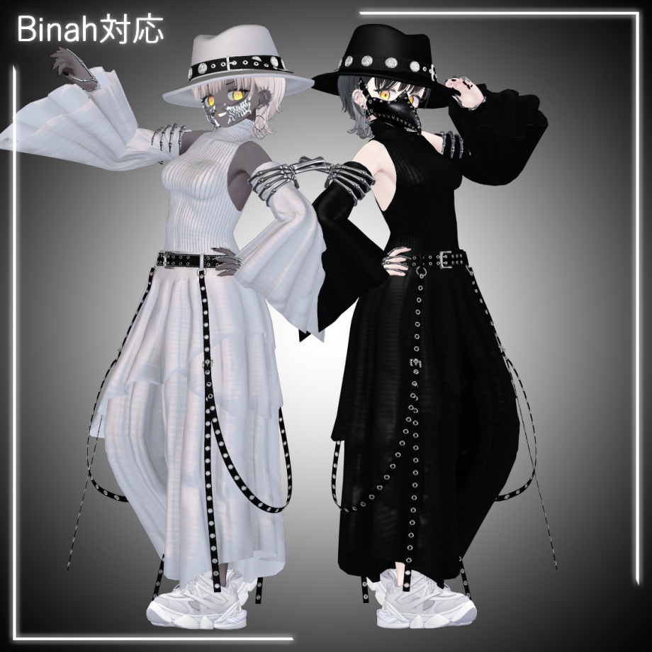 和風パンク衣装【Grus/Binah対応】