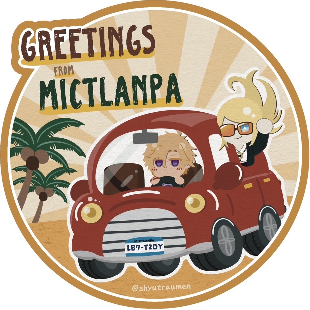 【FGO】LB7主従 8cm ステッカー