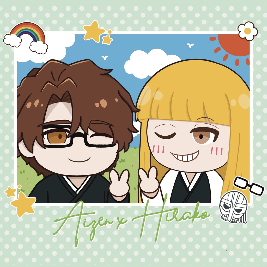 【BLEACH】藍平厚アクリル + ステッカー