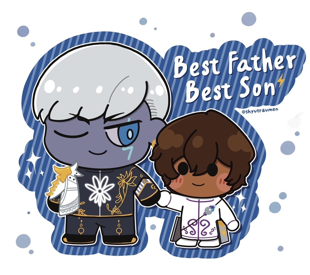 【FGO】インドラとアルジュナステッカー