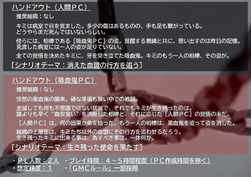 【人鬼血盟RPG ブラッドパス】その誓いに血末を