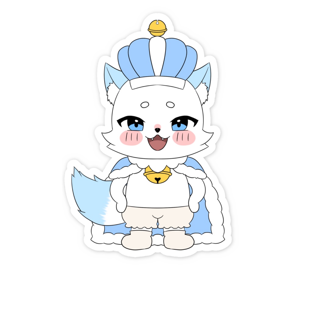 ちゃたぼう王様ステッカー