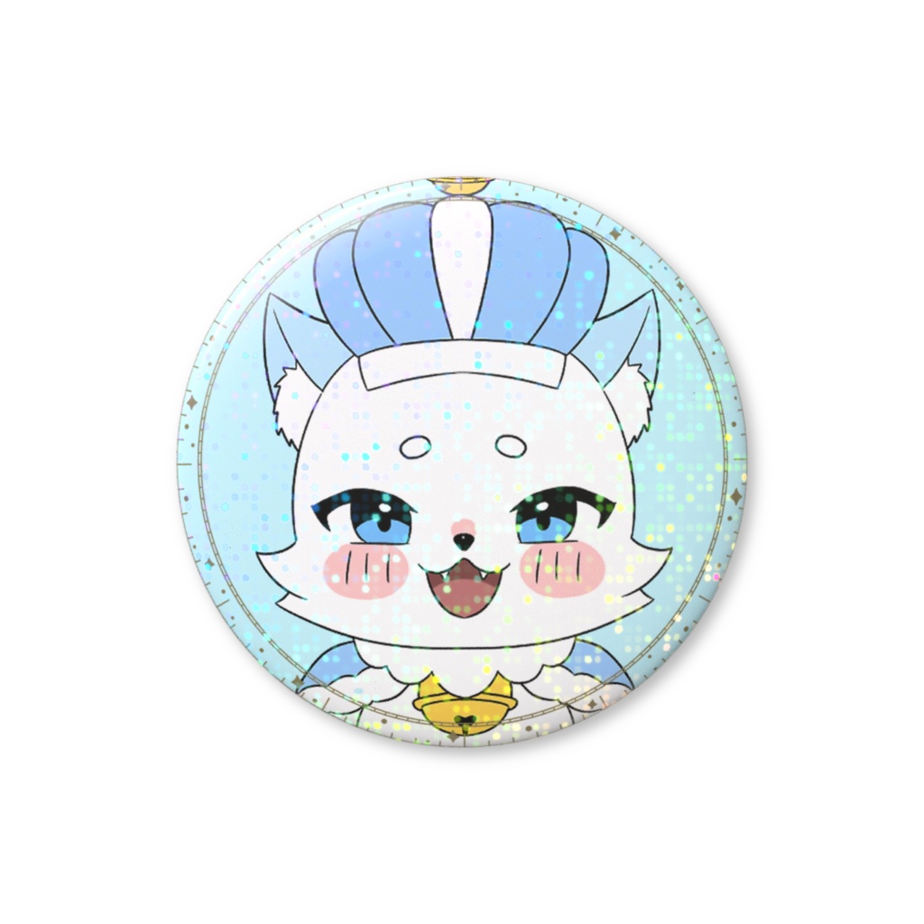 ちゃたぼう王様コンッバッジ(ホログラム)