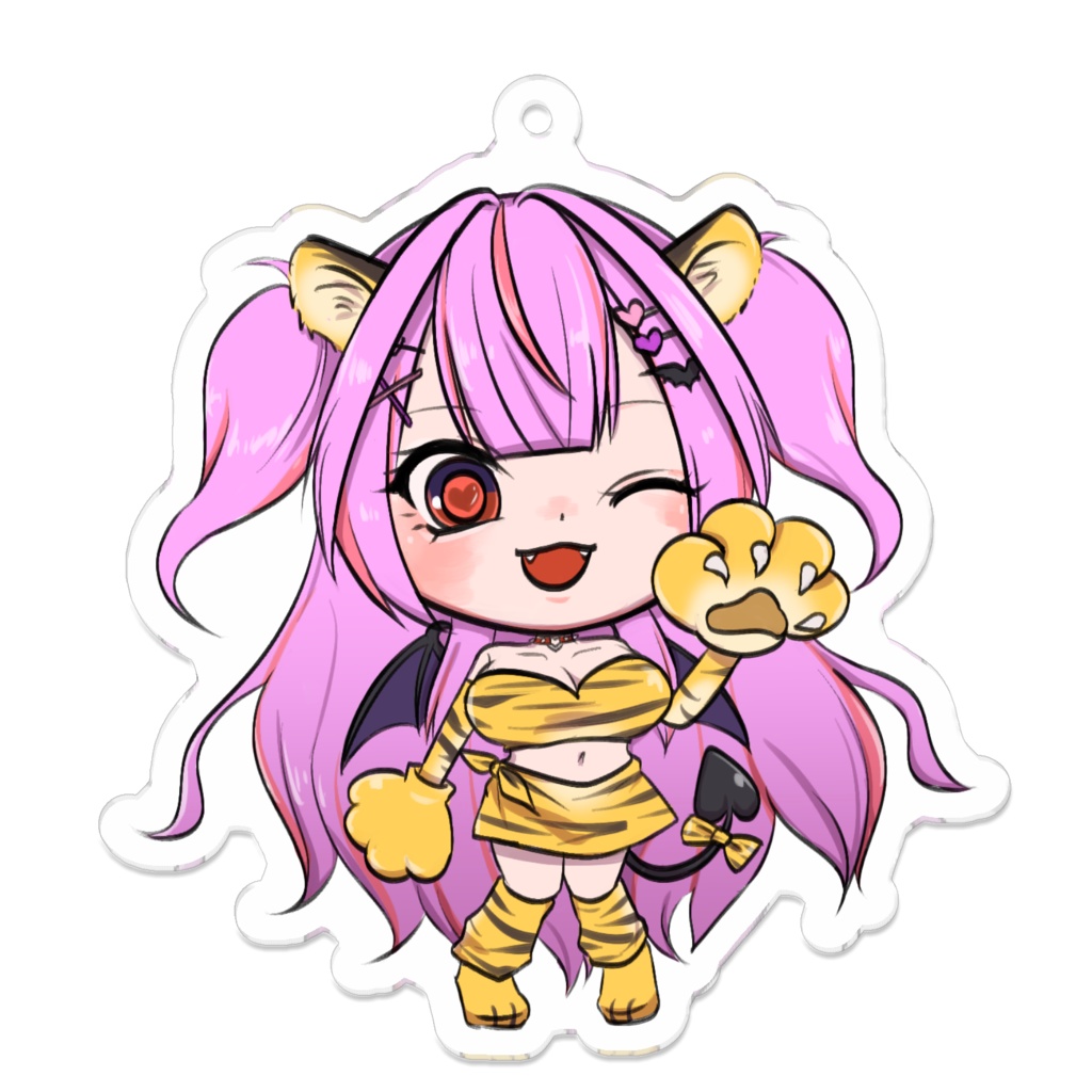 1月のにゅい♥アクリルキーホルダー