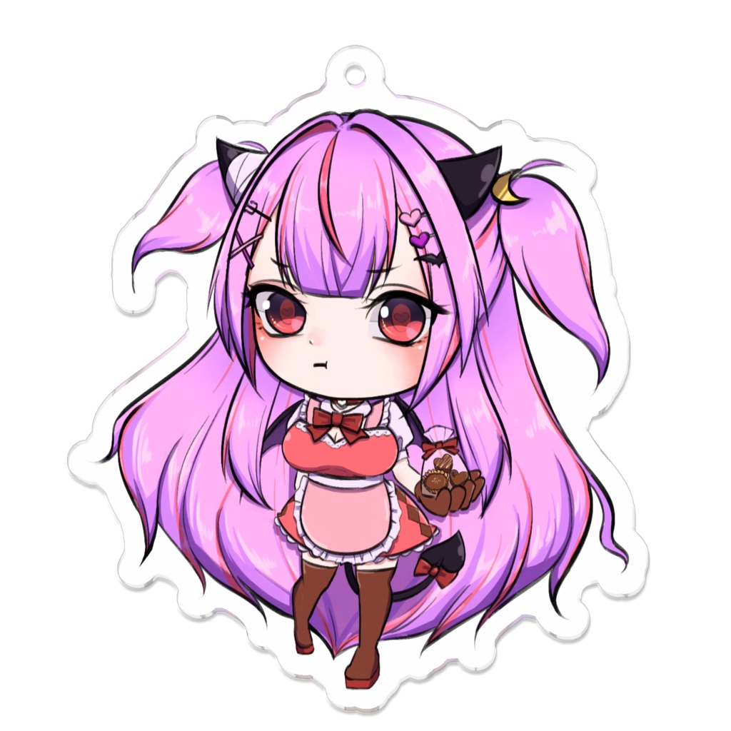 2月のにゅい♥アクリルキーホルダー