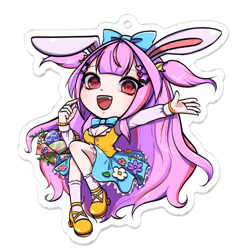 4月のにゅい♥アクリルキーホルダー