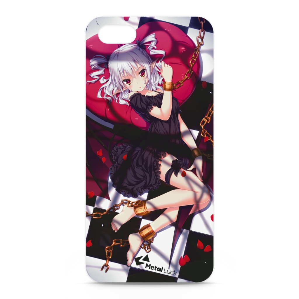 モノクロームに紅を iphoneケース