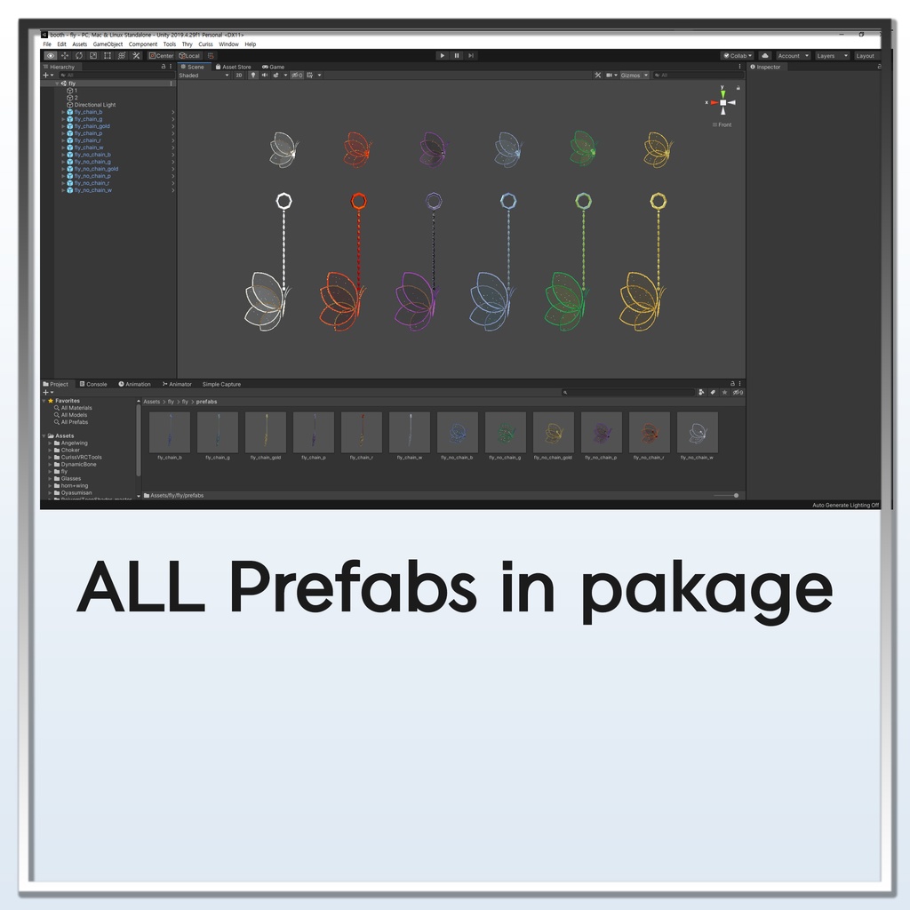 蝶の耳飾り_Butterfly Earring