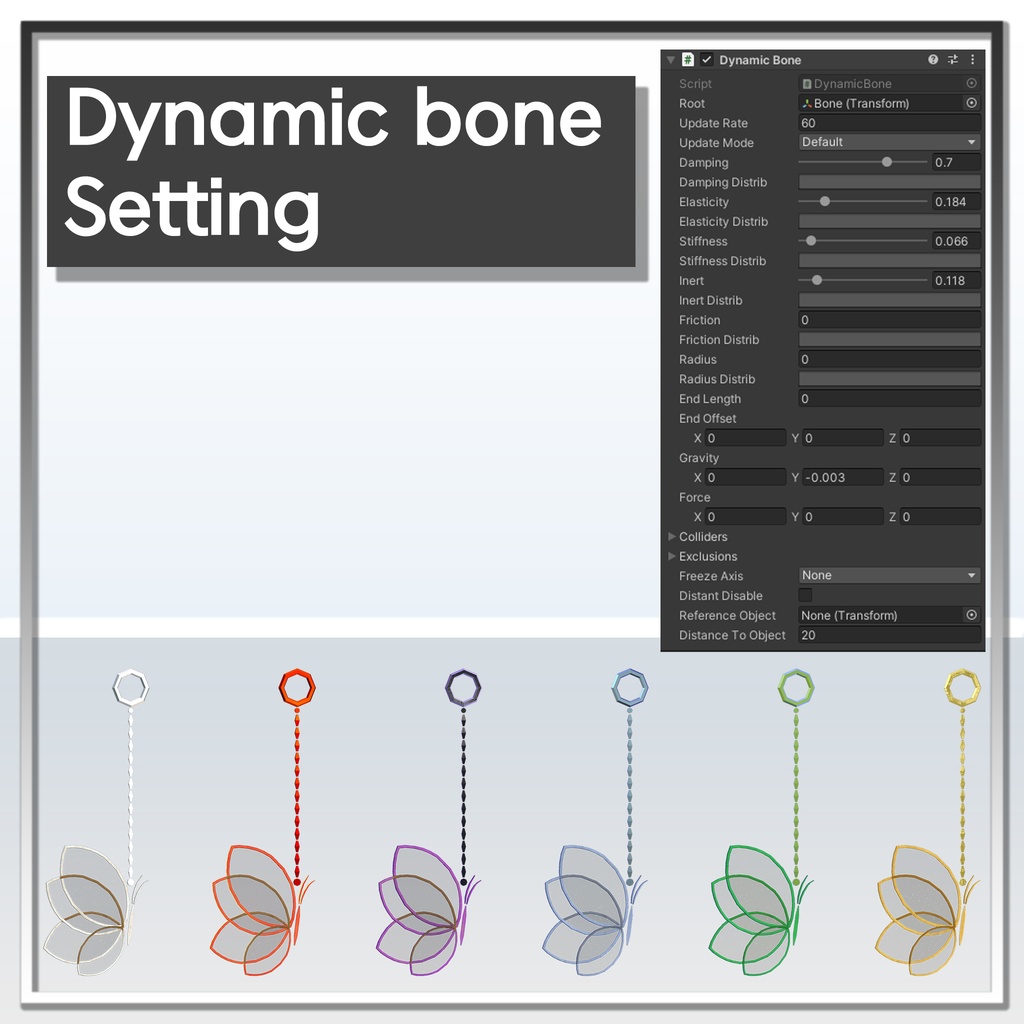 蝶の耳飾り_Butterfly Earring