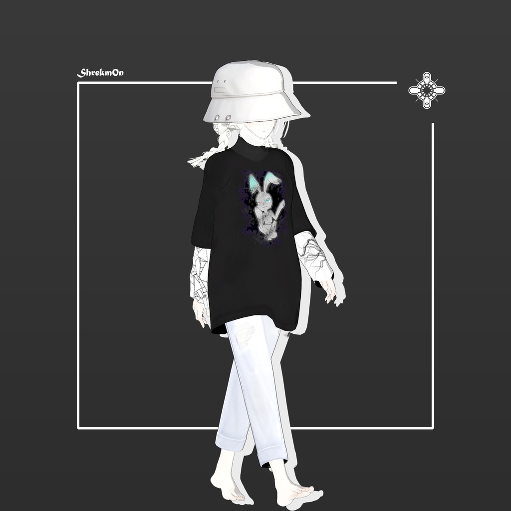 【VRChat用】Grus_street_wear for grus_(Grus専用)