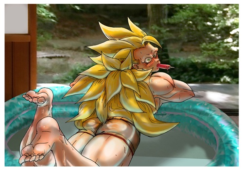 L判生写真風イラストカード04-summertime