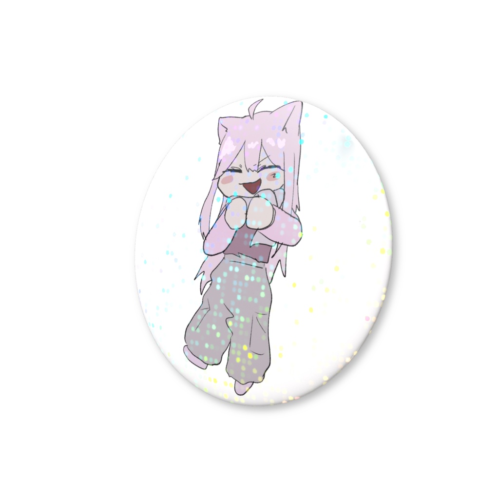 うちの代理 ホログラム入り缶バッジ!