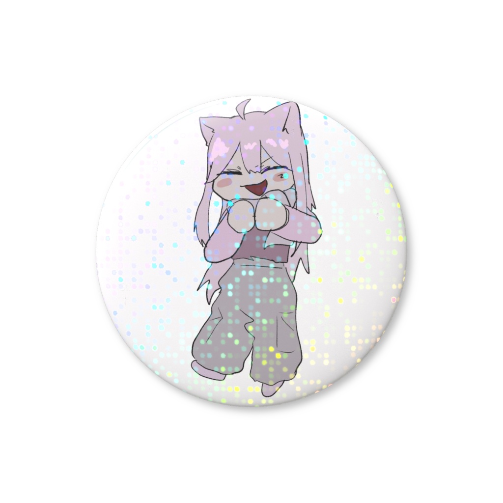 うちの代理 ホログラム入り缶バッジ!