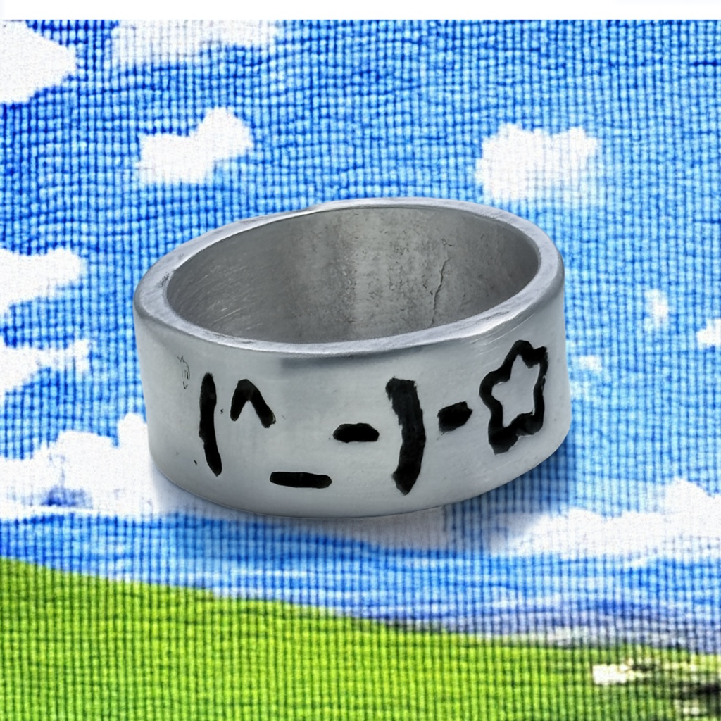 wink silver ring☆