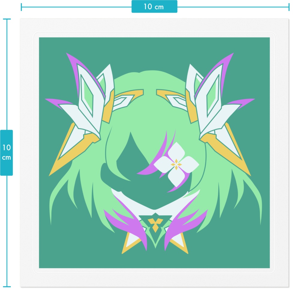 【クラフィ】チューリング-Ev シルエットステッカー