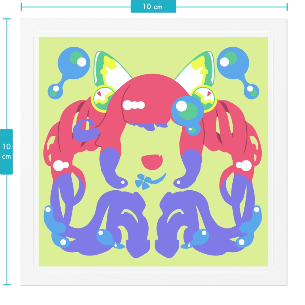 【クラフィ】ショゴス シルエットステッカー