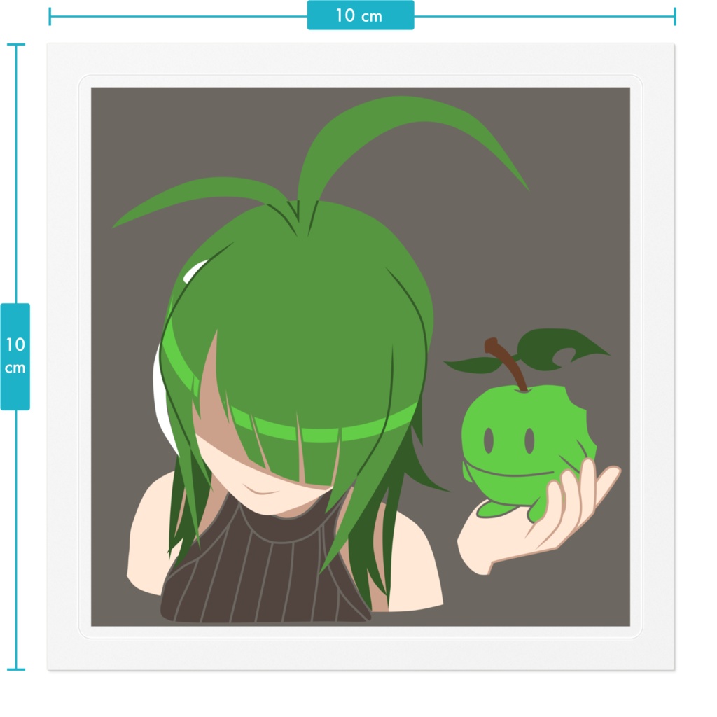 【クラフィ】死に急ぐ生命の果実 シルエットステッカー