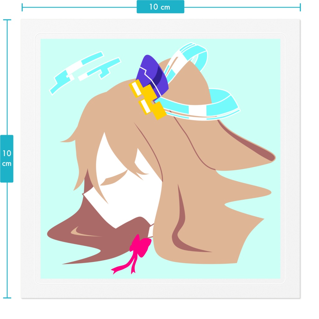 【クラフィ】メビウス シルエットステッカー