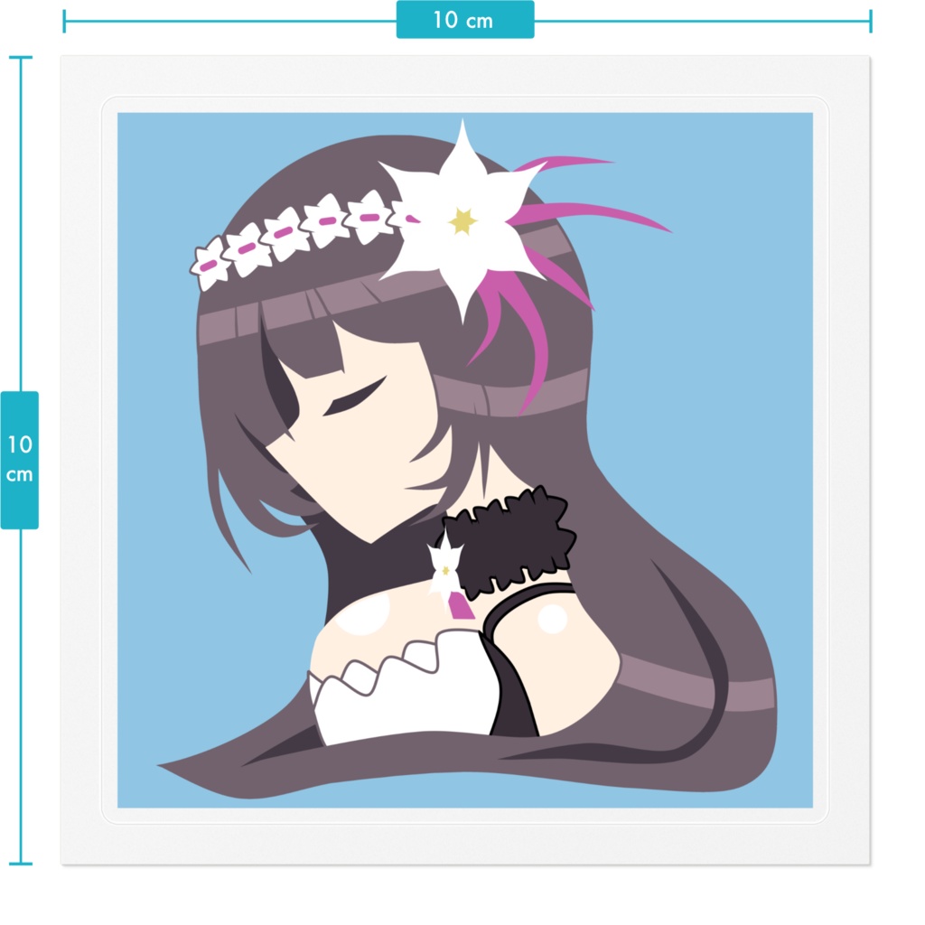 【クラフィ】ダ・ヴィンチ シルエットステッカー