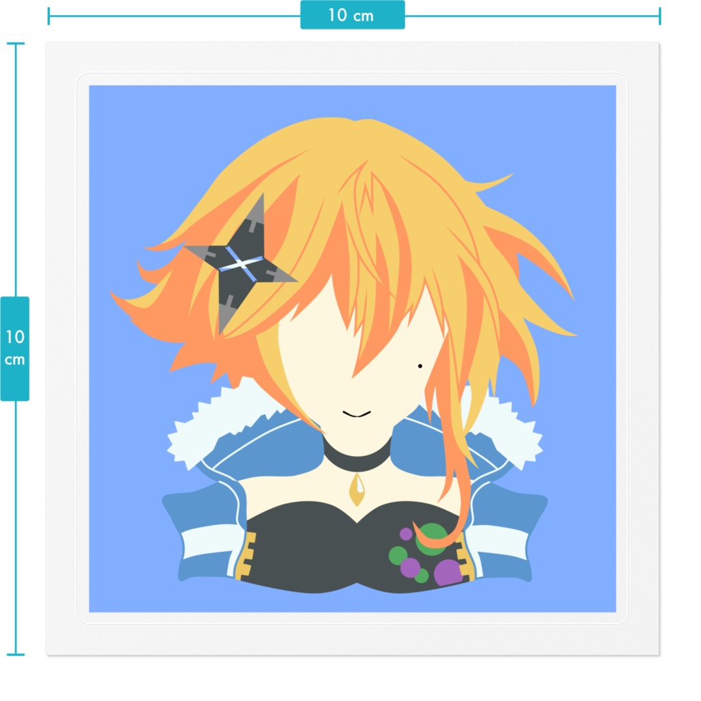 【クラフィ】ディラック シルエットステッカー