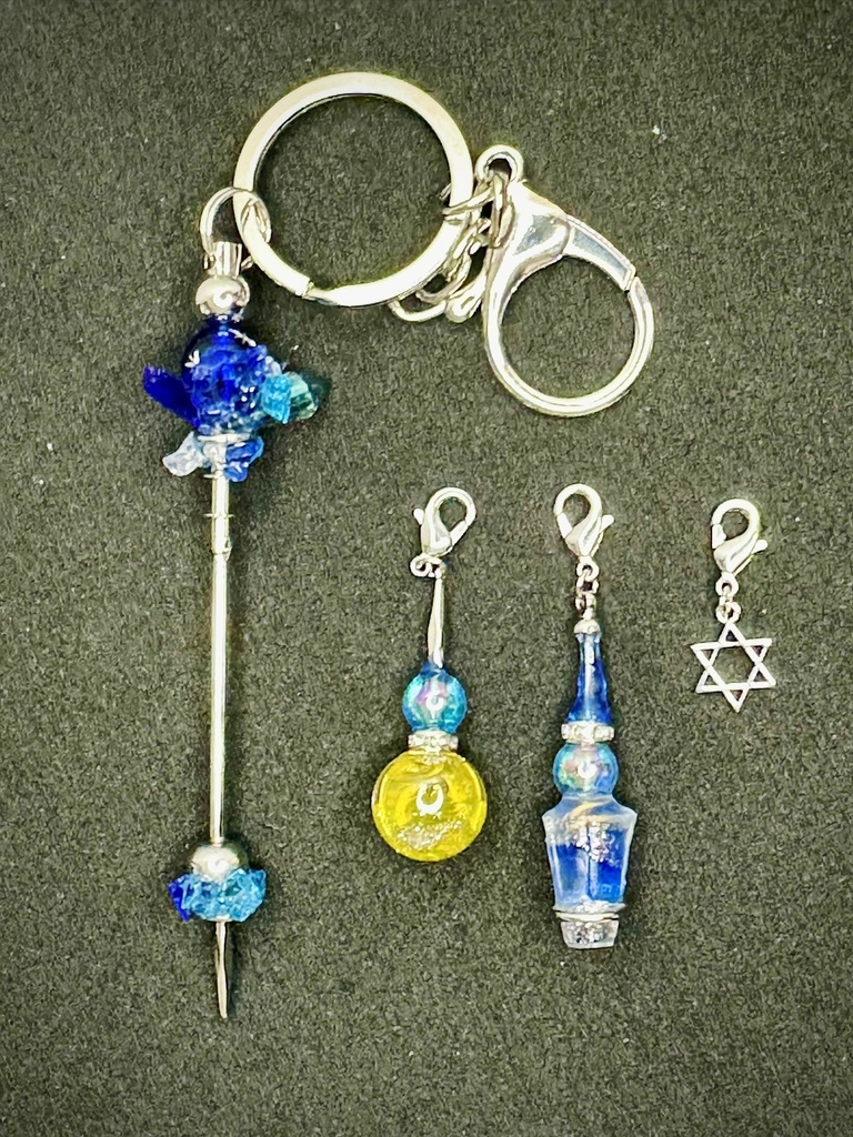 【クラフィ】マーリン　概念ストラップ【ハンドメイド】【一品もの】