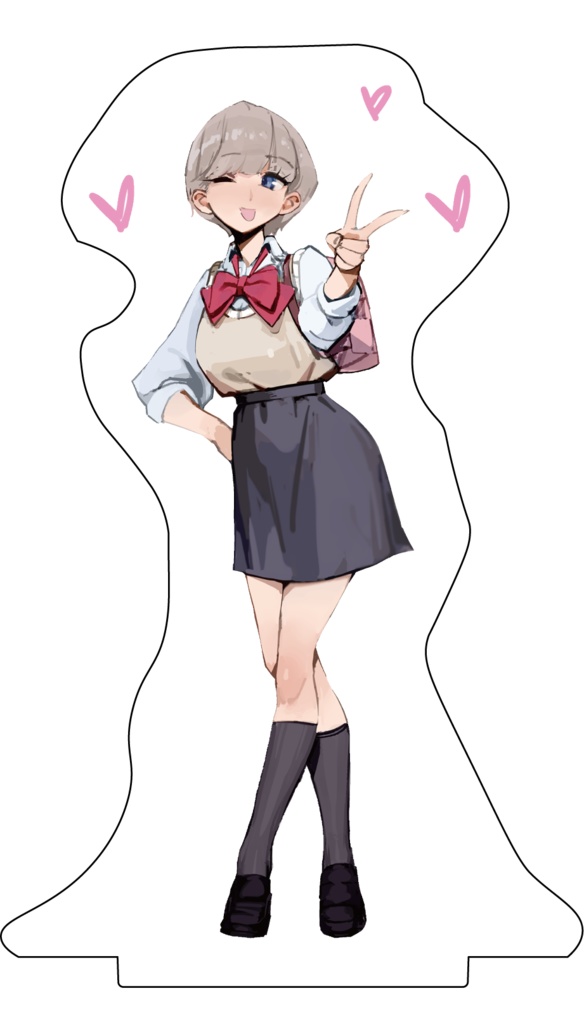 【受注生産11/24まで】神奈川恋美アクリルフィギュア(全1種)| Komi Acrylic Stand