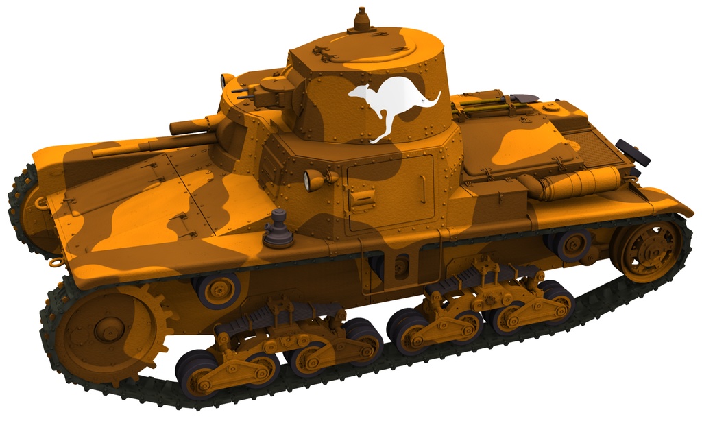 【Shade3D】M11/39 中戦車