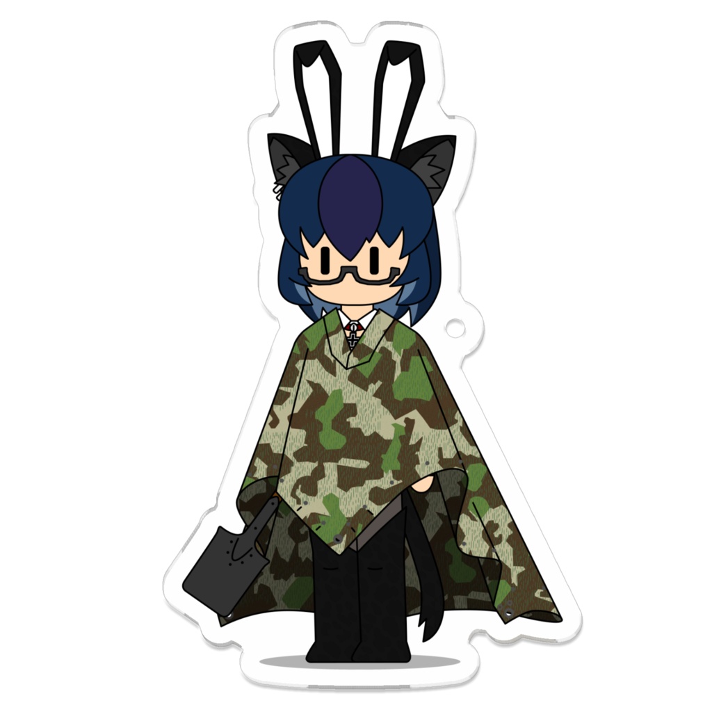 うちのこキーホルダー I型(武装バニー)