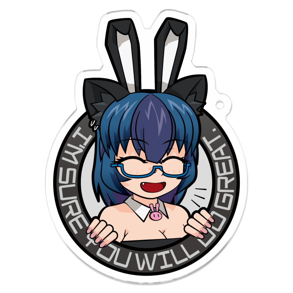 うちのこキーホルダー II型(にっこり)