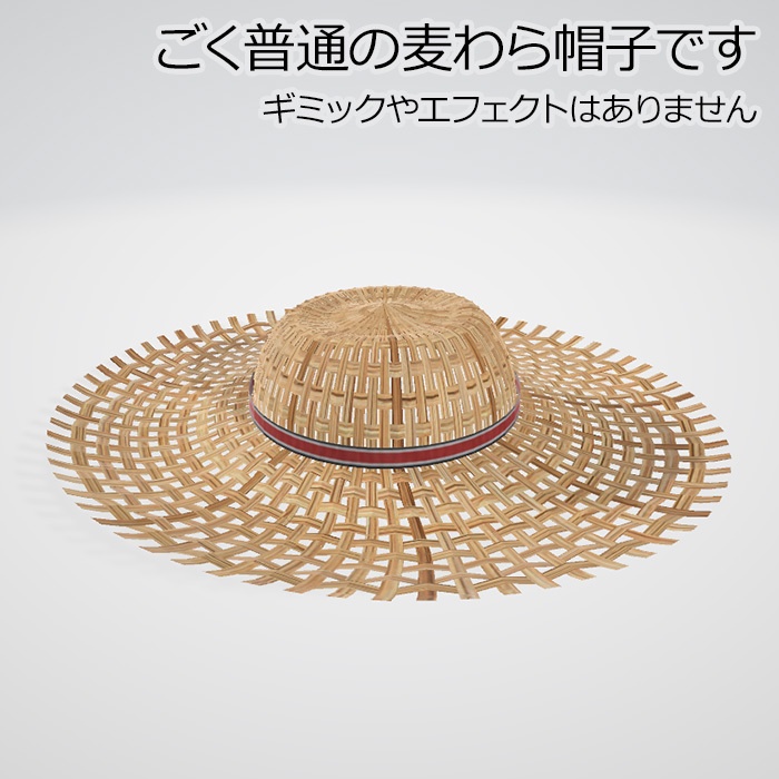 【VRChat】麦わら帽子