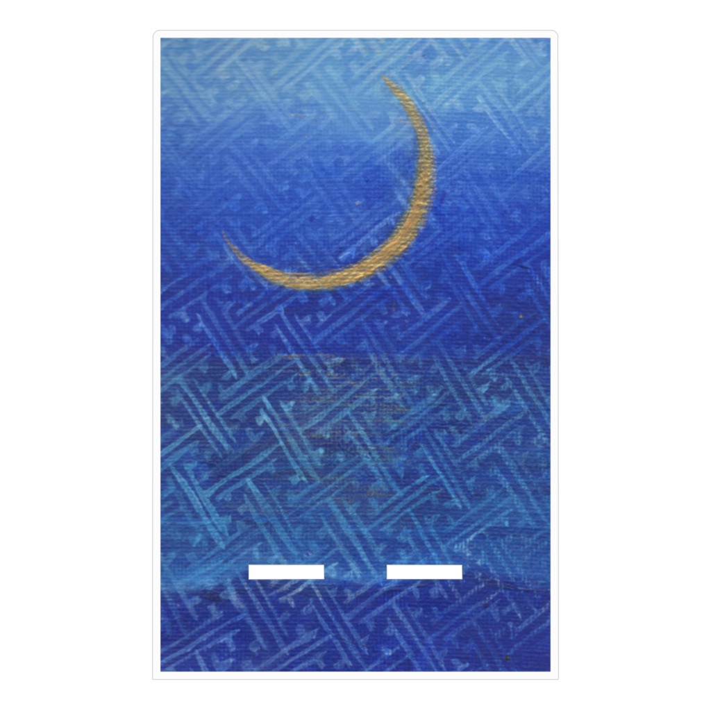 三日月アクリルスマホスタンド