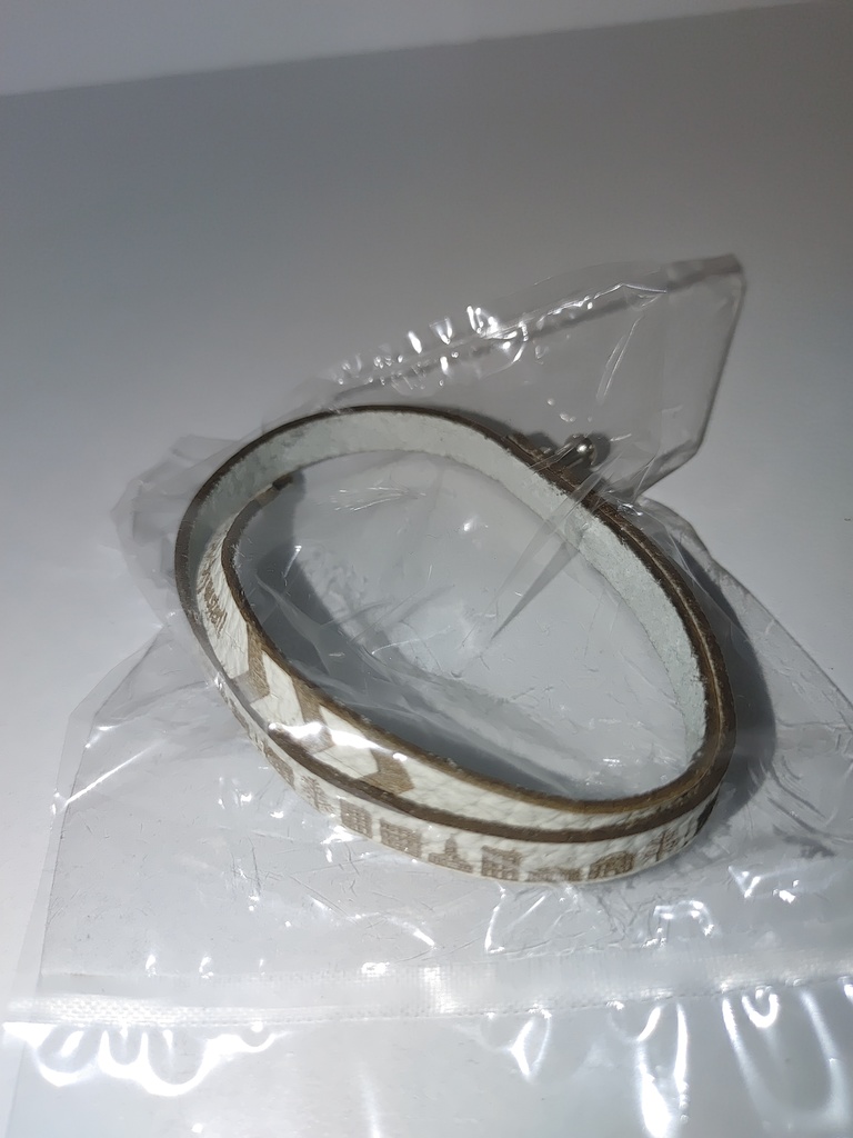 仔犬の本分革製ブレスレット